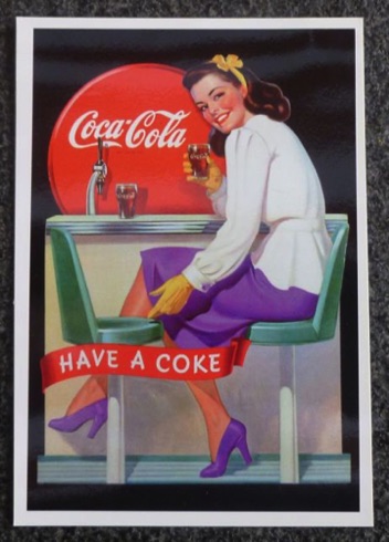 2360-3 € 0,50  coca cola briefkaart 10x15 cm